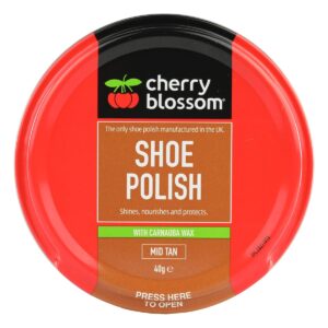 Mid Tan Shoe Polish 40g - Cherry Blossom