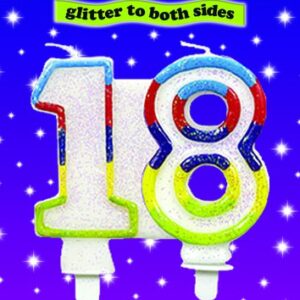 Milestone 18th Birthday Candle Hanging Pack