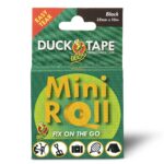 Mini Roll of Black Duck Tape, 25mm x 10m