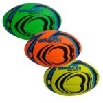 Mini Rugby Ball with Soft Touch - Set of 3 Assorted