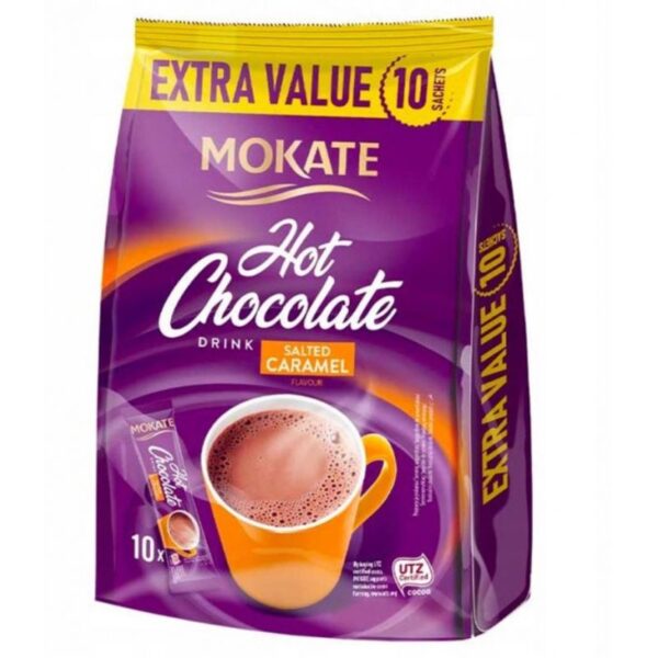 Mokate Salted Caramel Hot Chocolate, 10-Pack