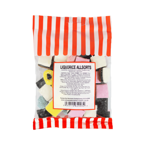 Monmore 200g Assorted Liquorice Sweets