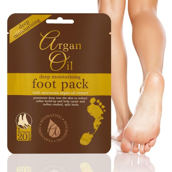 Moroccan Argan Oil Intensive Moisturizing Foot Treatment Socks