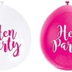 Multicolored Latex Balloons for Hen Party - Pack of 9