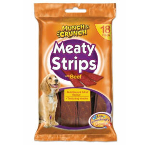 Munch & Crunch Beef Strips, 18 Pack