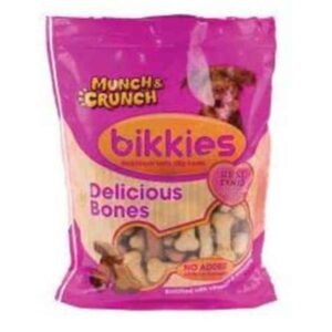 Munch & Crunch Bikkies Bones 400g