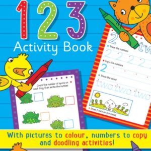 My First A4 Activity Book for Learning to Write ABCs, 123s, and Shapes