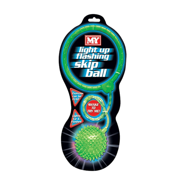 M.Y Flashing Light-Up Skip Ball - Various Designs