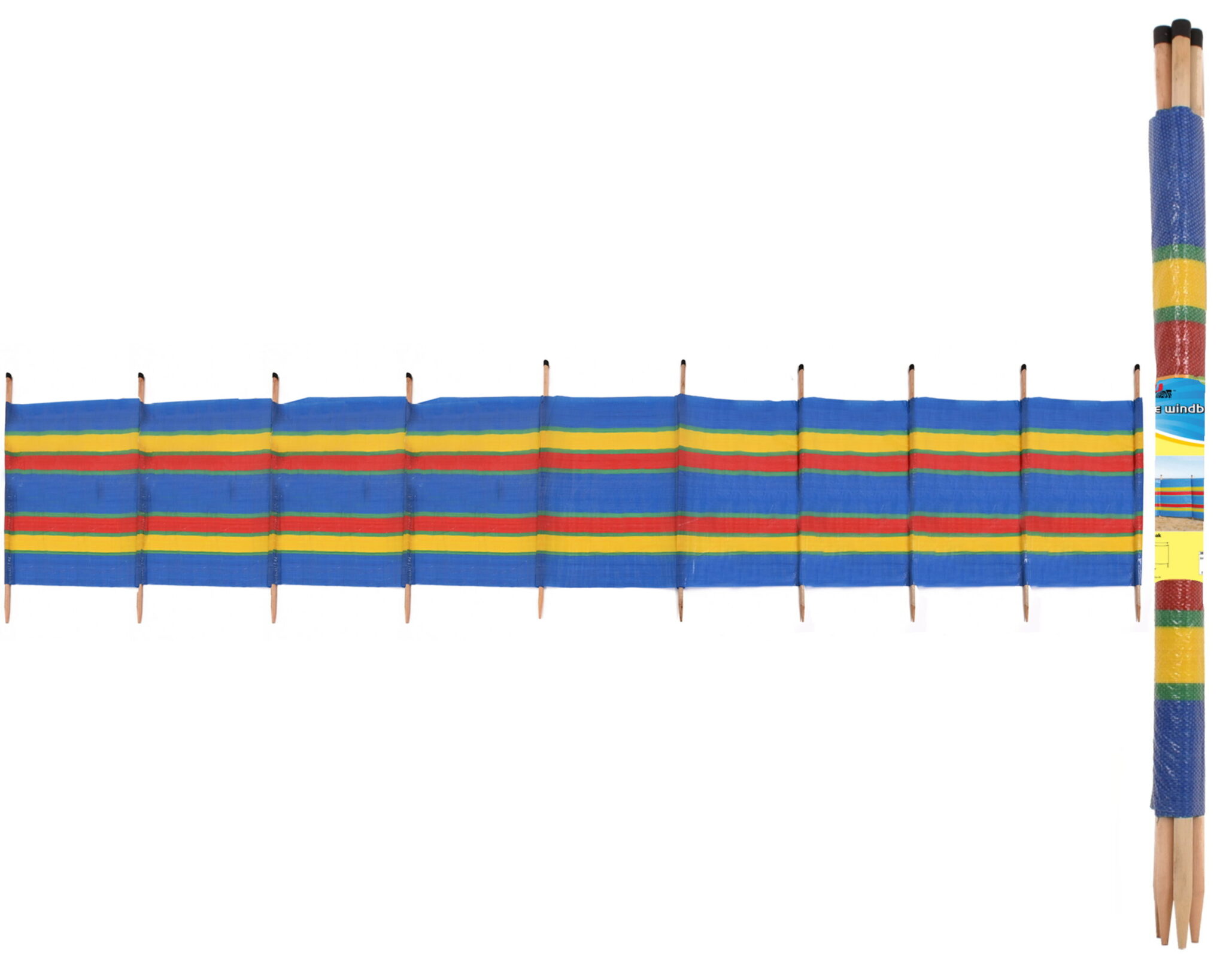 NALU 10-Pole Windbreaker, 145 x 630 cm