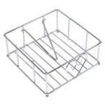 Napkin Holder in Chrome Metal Finish