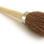 Natural Coco Fiber Tar Brush with Short Handle