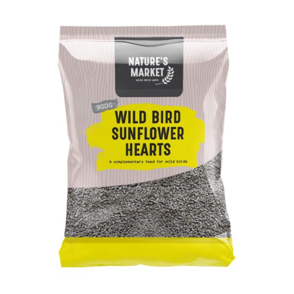 Natures Market 900g Sunflower Seed Hearts for Wild Birds