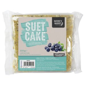 Natures Market Suet Cake with Wild Berries for Wild Birds, 300g