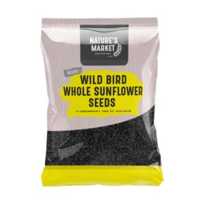 Natures Market Whole Sunflower Seeds for Wild Birds, 900g