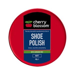 Navy Blue Cherry Blossom Shoe Polish, 40g