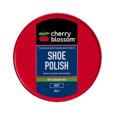 Navy Blue Cherry Blossom Shoe Polish, 40g