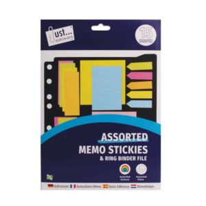 Neon Memo Sticker Folder Pack by Just Stationery