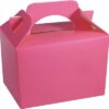 Neon Pink Children's Plain Activity Snack Box - 1 Piece