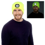 Neon Yellow LED Cap for Adults