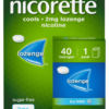 Nicorette Icy Mint 2mg Lozenges, Pack of 40