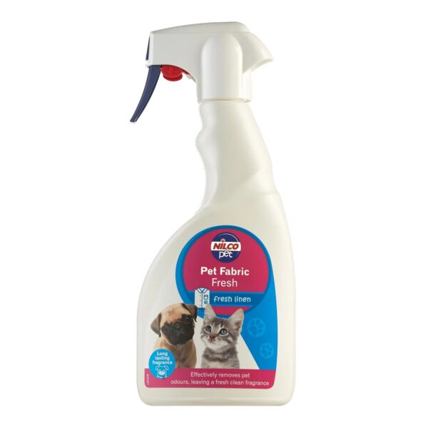 NILCO PET FABRIC REFRESHER FRESH LINEN SCENT TRIGGER SPRAY 500ML