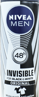 Nivea Men's Black & White Clear Anti-Perspirant Deodorant 150ml
