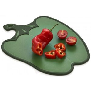 Non-Slip Chopping Board in Green Pepper Shape