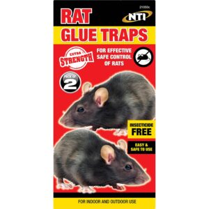 NTI High-Strength Rat Glue Traps, Pack of 2