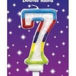 Numeral 7 Birthday Candle