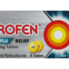 Nurofen Tablets for Cold & Flu Relief, Pack of 8