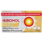 Nuromol Dual Action Pain Relief Tablets, Pack of 12