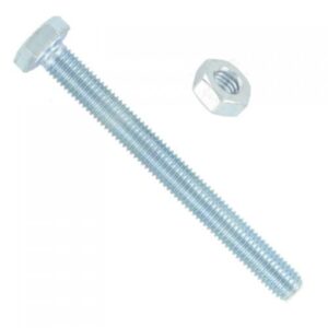 **Nut**: The nut is designed to fit the M8 bolt, securing it in place when tightened