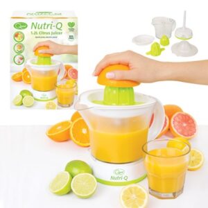 NUTRI-Q 1.2L Electric Citrus Juicer, 40W, BPA-Free