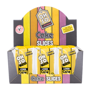 Oh So Scrumptious Lemon Cake Slice with Topping, 75g