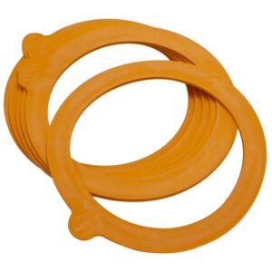 Orange Rubber Seals for Kilner 3-Litre Clip Top Jars