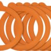 Orange Rubber Seals for Kilner Clip Top Jars, 125ml