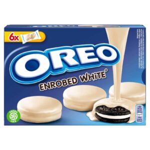 Oreo Biscuits Coated in Snowy White, 246g