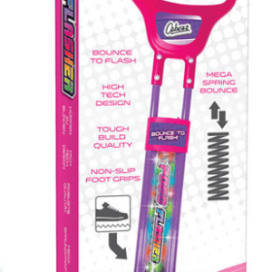 Ozbozz Pink Light-Up Pogo Stick