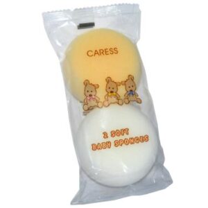 Pack of 10 Caress Luxury Soft Baby Sponges (2 per pack)