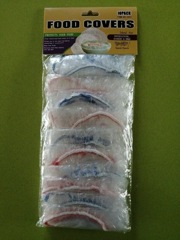 Pack of 10 Elastic Stretch Food Covers