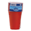 Pack of 10 Red 16oz Plastic Party Cups