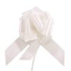 Pack of 10 White Pull Bows with 30mm Ribbons