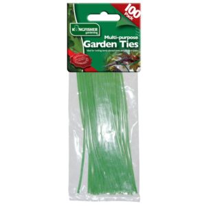 Pack of 100 Kingfisher Multi-Purpose Garden Ties