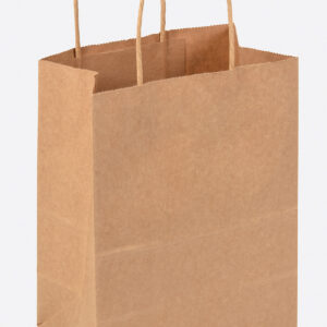 Pack of 12 County Brown Kraft Medium Gift Bags