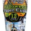 Pack of 12 Halloween Graveyard Design 9oz Paper Cups