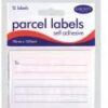 Pack of 12 Self-Adhesive County Parcel Labels