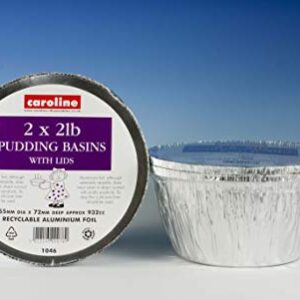 Pack of 2 Caroline 2 lb Pudding Basins with Lids