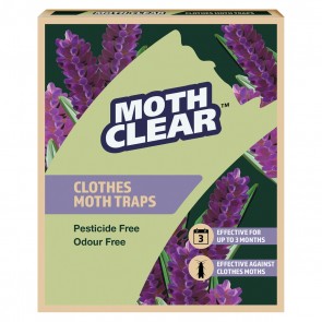 Pack of 2 Clear Clothes Moth Glue Traps