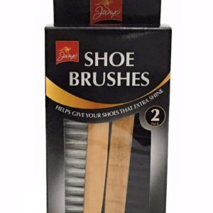 Pack of 2 JUMP Wooden Shoe Brushes