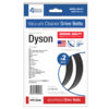 Pack of 2 Replacement Vacuum Cleaner Belts for Dyson Models DC01, DC04, DC07, DC14 by 4 Your Home